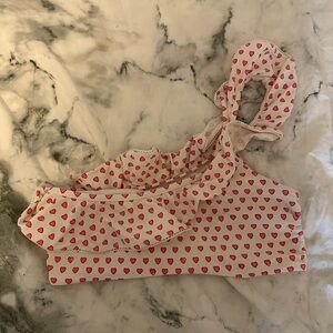 Roller Rabbit Pink Heart Bikini Top